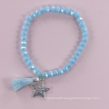 high quality crystal bead bracelet lucky cute fashion natural crystal Glass beaded bracelet